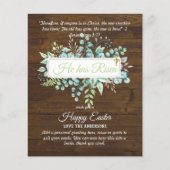 Katholieke EASTER Kaart Religieuze Bijbelprijsopga (Voorkant)