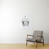 Katholieke eerste heilige communie eenvoudig QR mi Wandkleed (In situ)