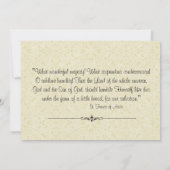 Katholieke Eerste Heilige Communie Uitnodigingen (Achterkant)