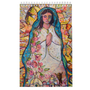 Katholieke Folk Art Calendar van Jen Norton Kalender