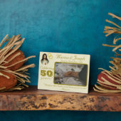 Katholieke fotoplaquette 50-jarig jubileum fotoplaat (Zijkant)