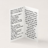 Katholieke gebeden voor Jezus Kaart (Binnen)