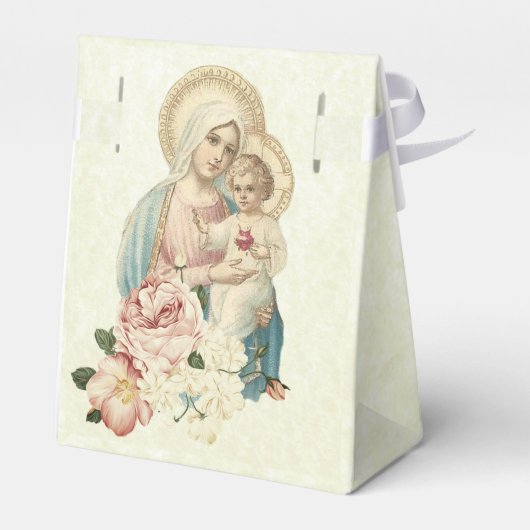 katholieke gezegende maagd Maria Bedankdoosjes (Achterkant)