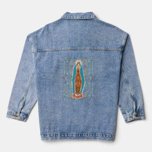 Katholieke Gezegende Moeder Maria Denim Jacket