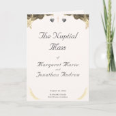 Katholieke Grace Wedding Programma (Voorkant)