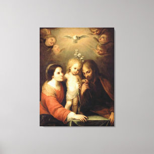 Katholieke Heilige Familie St. Joseph Mary Canvas Afdruk