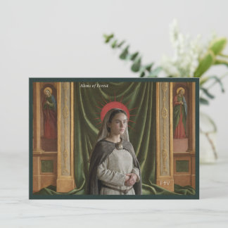 Katholieke Heilige Kaart | Heilige Alena van Bruss
