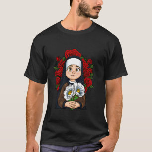 Katholieke Heilige St. Theresia van Lisieux voor c T-shirt