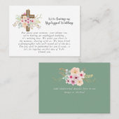 Katholieke Huwelijksceremonie GEEN APPARATUUR VERZ Visitekaartje (Voorkant / Achterkant)