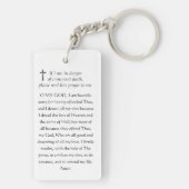 Katholieke ID Religieuze Heilige Hart van Jezus Ke Sleutelhanger (achterkant)