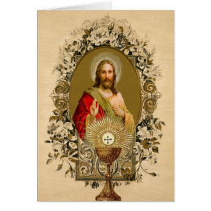 Katholieke Jezus Eerste Communie Kelk Hostie