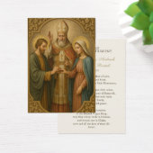 Katholieke Kaart van het huwelijksgebed Betrothal (Bureau)