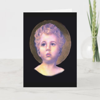 Katholieke Kaart van het Kind Jesus Vintage en