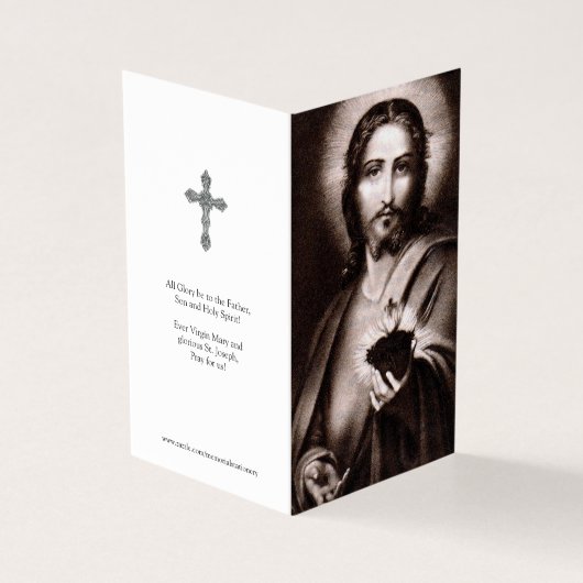 Katholieke Kaarten | Heilig Hart 1 (Buitenkant)