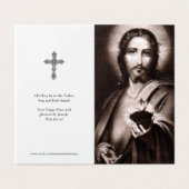 Katholieke Kaarten | Heilig Hart 1 (Buitenkant ongevouwen)