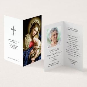 Katholieke Kaarten Madonna en kind
