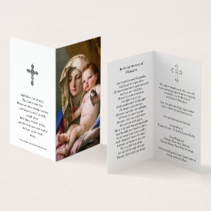 Katholieke Kaarten Madonna van de goudvink