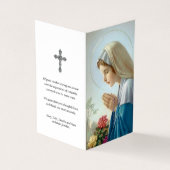 Katholieke Kaarten | Vierge au Chapelet (Buitenkant)