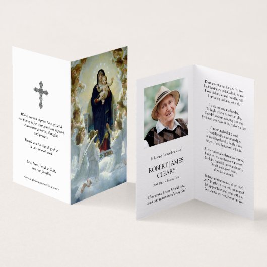 Katholieke Kaarten | Virgin & Angels (Binnen en buitenkant)