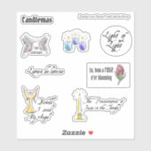 Katholieke Kandlemas Feast Religieuze Kerst Sticker (Vel)