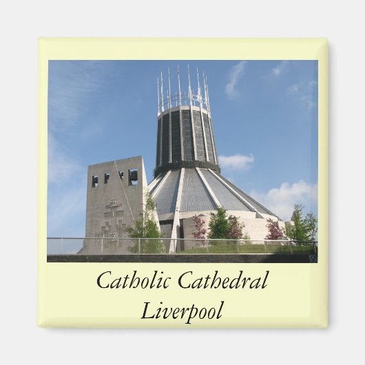 Katholieke kathedraal - Liverpool Magneet (Voorkant)