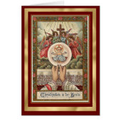 Katholieke Kerst-engelse Kerst (Voorkant)