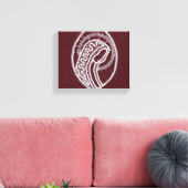 Katholieke Maagd Maria, kant Canvas Afdruk (Insitu (Woonkamer))