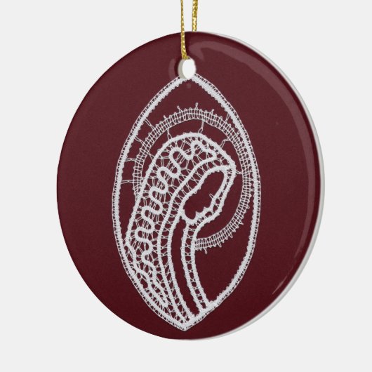 Katholieke Maagd Maria, kant Keramisch Ornament (Links)