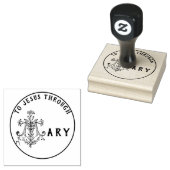 Katholieke Maagd Maria Marian symbool Rubberstempel (Gestempeld)