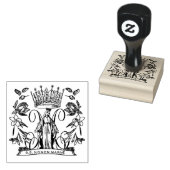 Katholieke Maagd Maria Religieuze Koningin van de  Rubberstempel (Gestempeld)