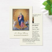 Katholieke Maagd Mary Funeral Prayer Kaart (Bureau)