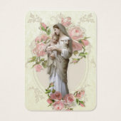 Katholieke Maagd Mary Funeral Prayer Memorial Card Visitekaartje (Voorkant)