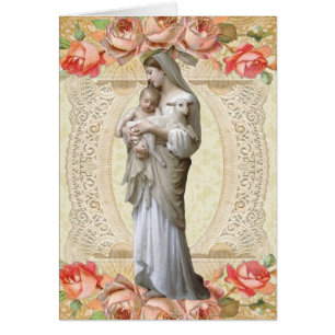 Katholieke Maagd Mary Hartelijk dank voor uw begra