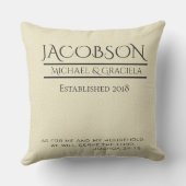 katholieke Maagd Mary Joseph Bride Groom Kussen (Achterkant)