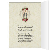 Katholieke Maagd Mary Memorare Prayer (Binnen (Links))