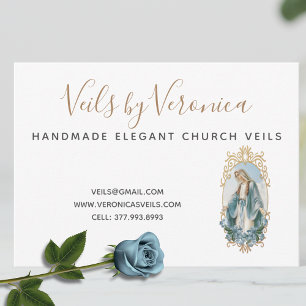 Katholieke Maagd Mary Religieuze Christelijke Zake Visitekaartje
