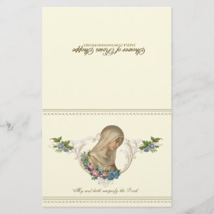 Katholieke Maagd Mary  Religieuze Floral