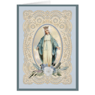 Katholieke Maagd Mary Religieuze Rozen