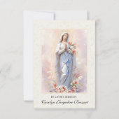 Katholieke Maria Begrafenis Gebed Kaart (Voorkant)