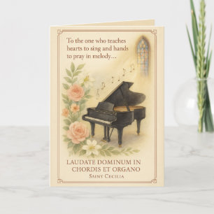 Katholieke Muzikant Docent Koordirigent Piano Kaart