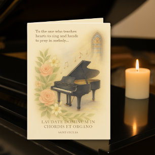 Katholieke Muzikant Docent Koordirigent Piano Kaart