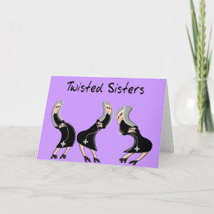 Katholieke Non Geschenken "Twisted Sisters" Ontwer Kaart