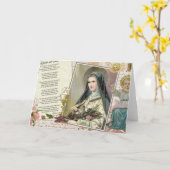 Katholieke non van Therese,  gedicht Kaart (Gele Bloem)