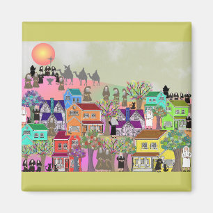 Katholieke Nun- en katholieke Monk-kunstgeschenken Magneet