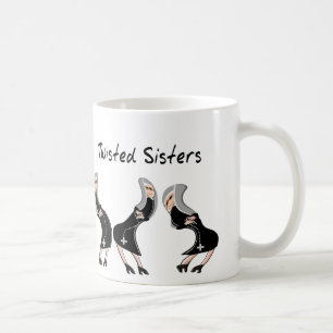 Katholieke Nun Gifts "Twisted Sisters" Design Koffiemok