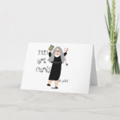 Katholieke Nun "Golden Jubilee" Kaarten & cadeautj (Achterkant)