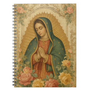 Katholieke Onze Lieve Vrouw van Guadalupe Vintage Notitieboek