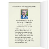 Katholieke Opstanding Religieuze Funeral Condolean (Binnen (Links))