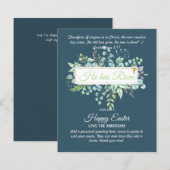 Katholieke PASEN Kaarten Religieuze Tekst Bijbelci (Voorkant / Achterkant)