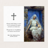 Katholieke Prayer Kaarten | Alma Mater (Buitenkant ongevouwen)